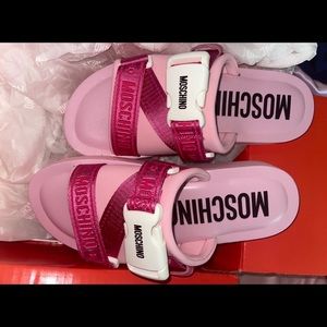 New Moschino Slides, US size 9